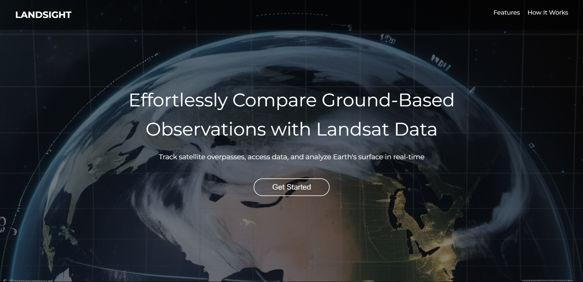 Screenshot of LandSight